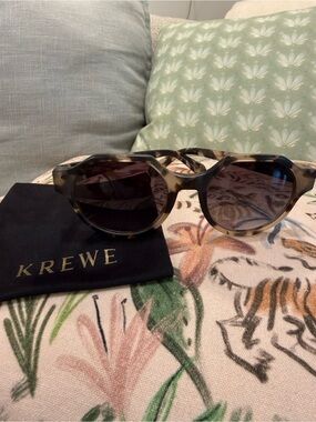 KREWE Paseo Tortoiseshell Sunglasses
